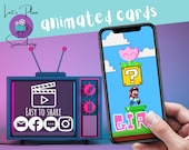It's A Girl! Mario Gender Reveal Animated Video (Digital Download)