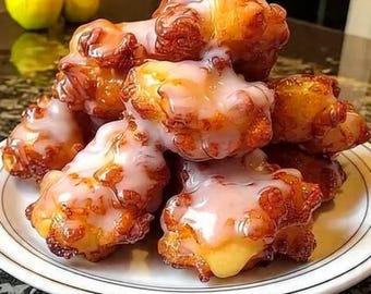 Buñuelos de manzana fáciles y horneados / Delicia casera rápida (Descarga PDF)