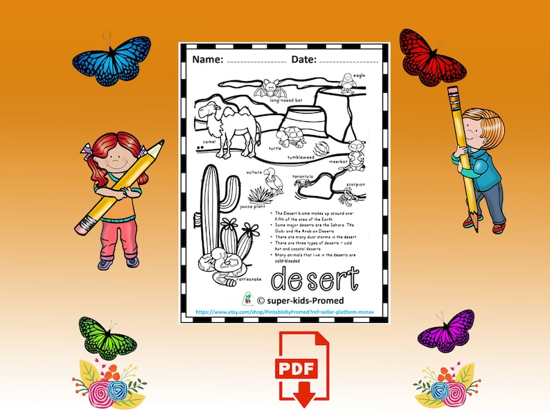 Biome Coloring Pagesprintable Science Coloring Page - Etsy