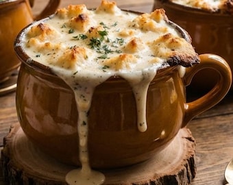 French Onion Soup Recipe | Authentic Parisian Onion Soup | Printable Recipe PDF | Easy Soup Guide | Digital Download