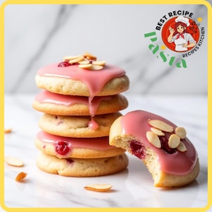 Cherry Almond Amish Sugar Cookies Recipe | (PDF Download)