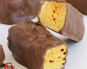 Honeycomb Candy Recipe | Homemade Sponge Candy | Crunchy Toffee Treat | Instant PDF Download