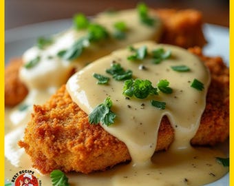 Parmesan Crusted Chicken Recipe | Crispy Golden Parmesan Chicken | Easy Restaurant Style Dinner | Instant PDF Download