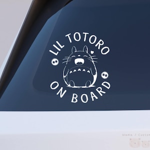 Naklejka winylowa na samochód „Baby on Board” | Pokemon | Studio Ghibli | Totoro | Stitch | Pikachu | Bulbasaur | Squirtle | Charmander | Snorlax | Boba |