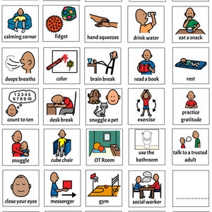 Boardmaker Prenez une pause/Créez votre propre carte de pause PEC Visual