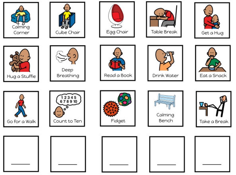 Boardmaker Daily Schedule PEC Board image 3
