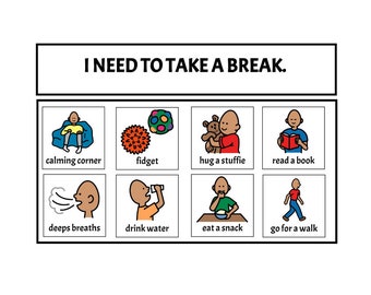 autism break icons please