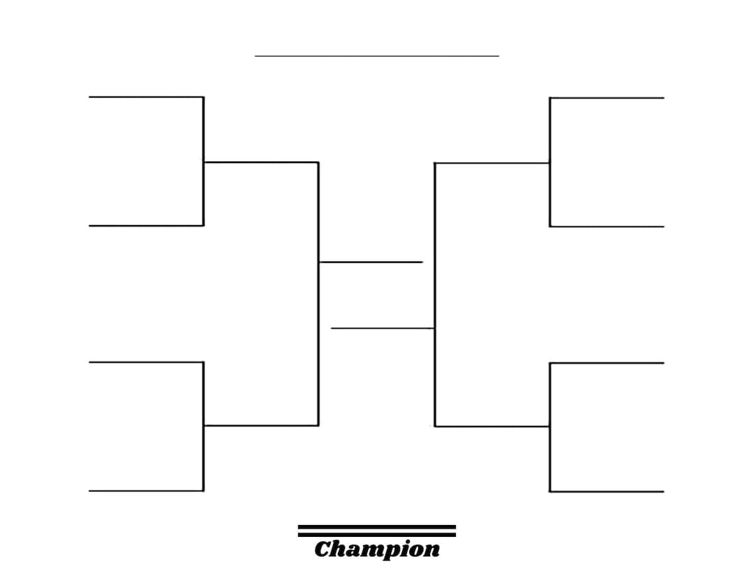 8 Team Tournament Bracket, Sports Bracket, Printable Sports Brackets 8 Team Tournament Bracket, Sports Bracket, Printable Sports Brackets