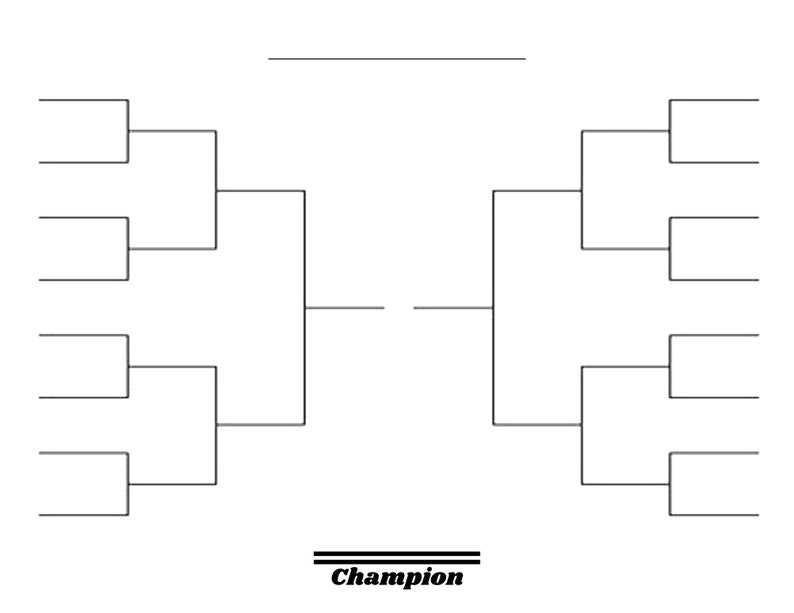 Tournament Bracket, Sports Bracket, 4 Printable Sports Brackets, 32, 16 ...