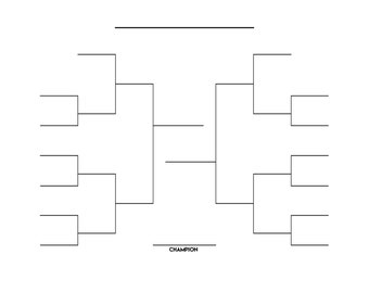 14 Team Tournament Bracket Sports Bracket Printable Sports 