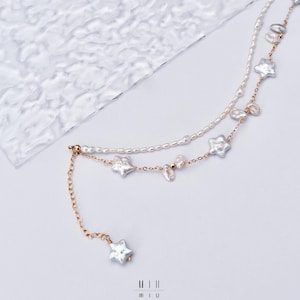 Baroque Pearl Star Bracelet: 14K Gold Filled Freshwater Pearl Jewelry