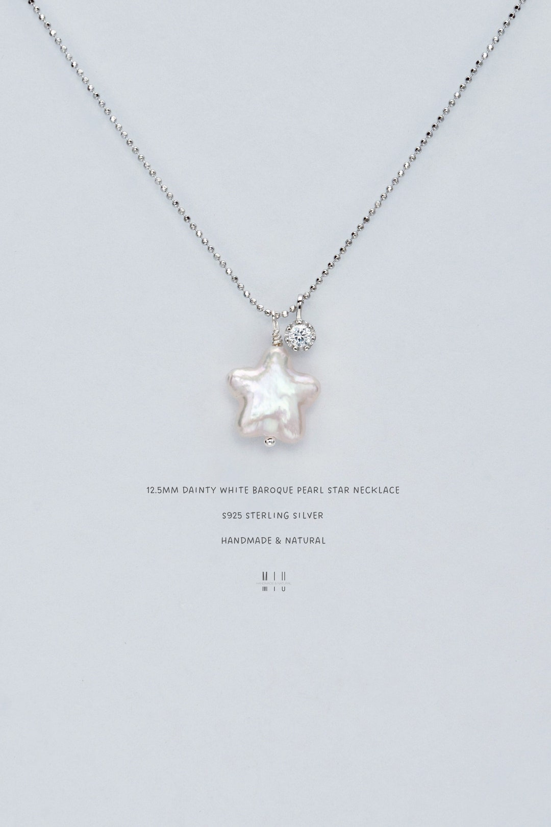 ★PEARLY MORE★ Small Star Daily Necklace Mother Pearl Star ~ Salty Shells – SaltyCali