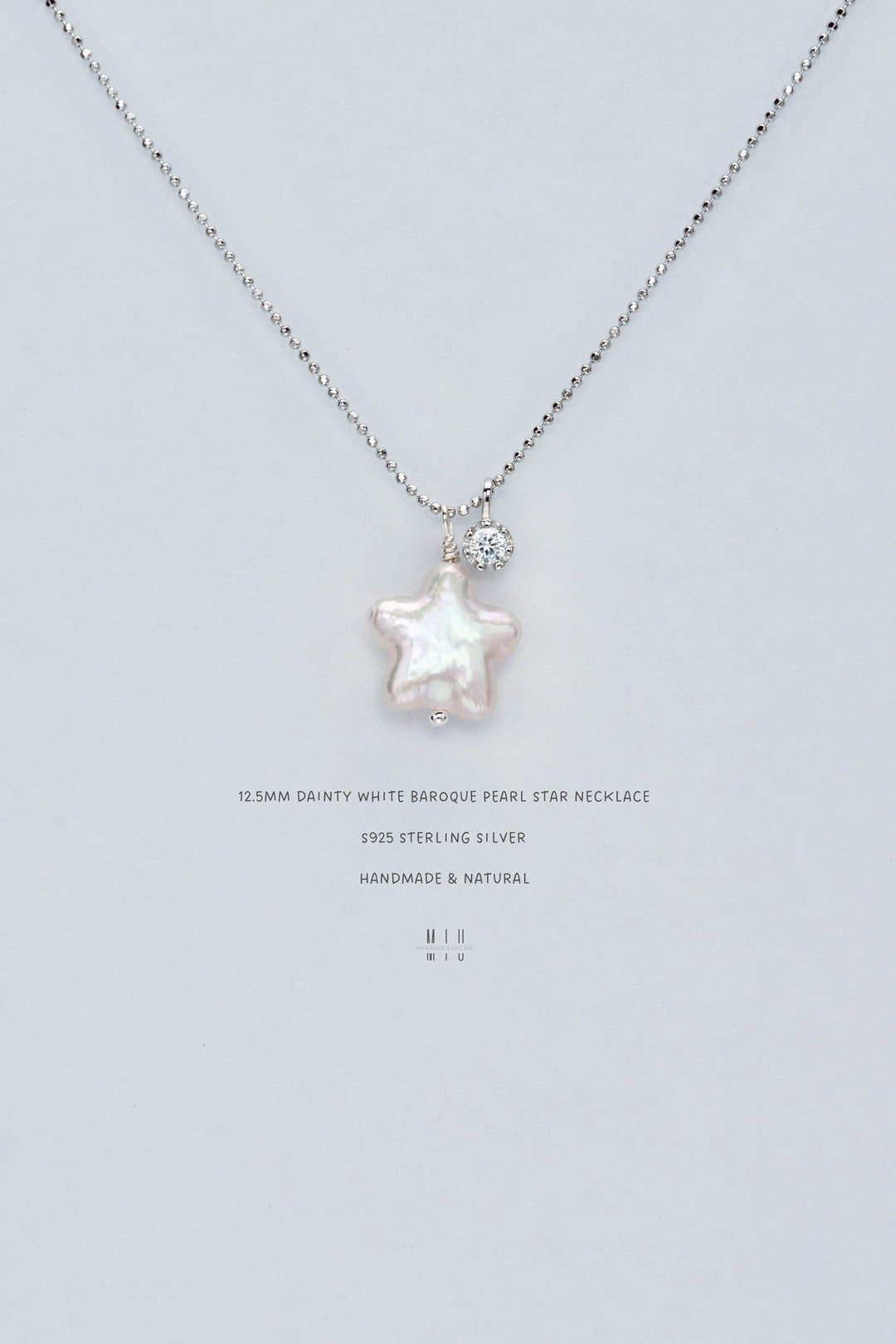 Mother of Pearl Star Blossom Necklace -  Denmark