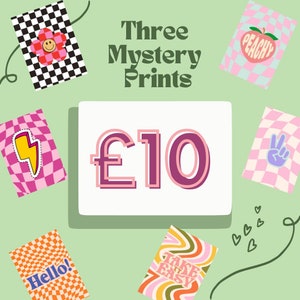 Lucky Dip Prints, Mystery artwork, 3 for Ten pound image 1
