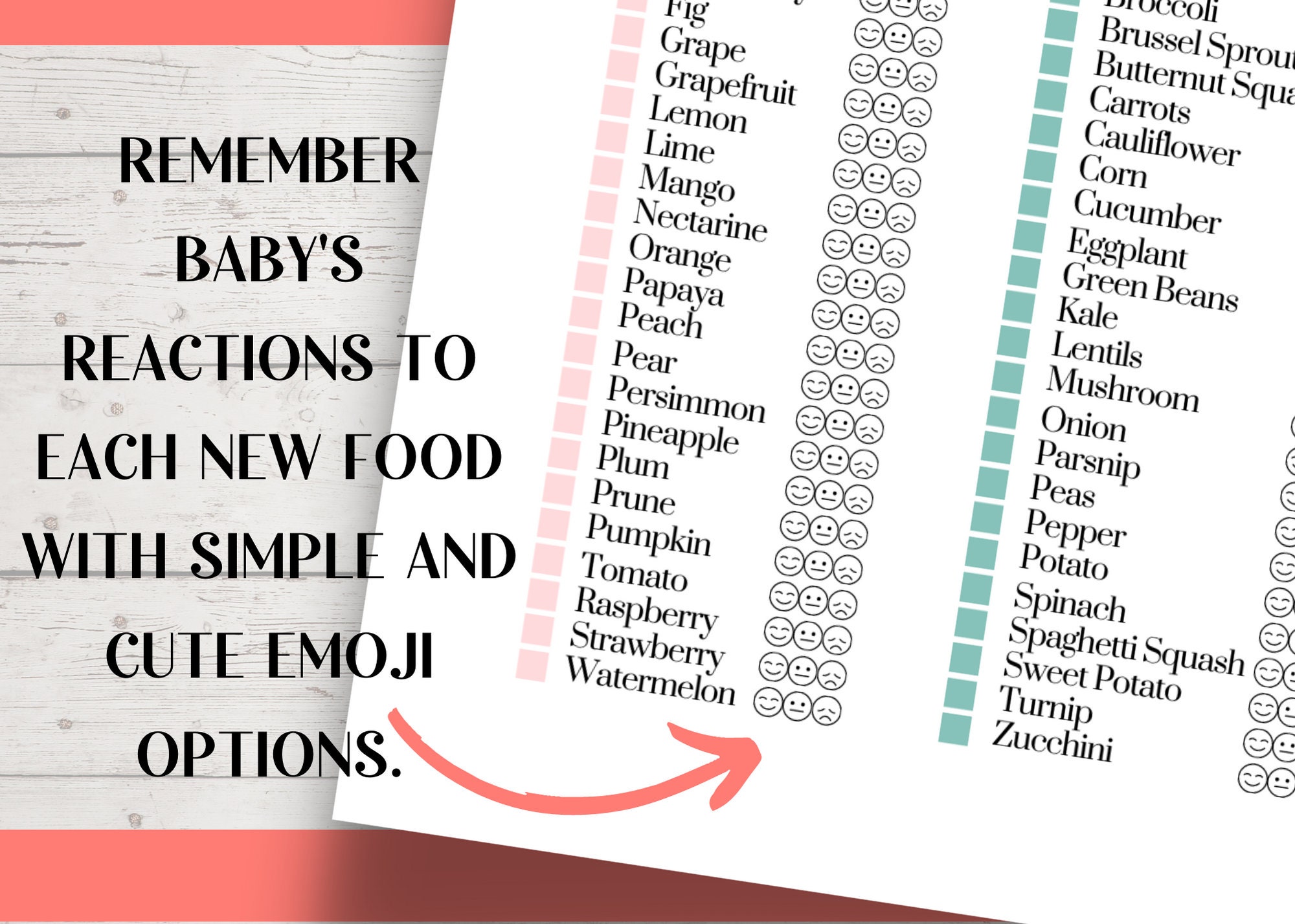 BABY FIRST FOOD Chart Printable Pdf, First 100 Foods Tracker for Newborn, 100 Before 1 Year Log, New Mom Baby Meal Planner - Etsy baby-first-food-chart-printable-pdf-first-100-foods-tracker-for-newborn-100-before-1-year-log-new-mom-baby-meal-planner-etsy