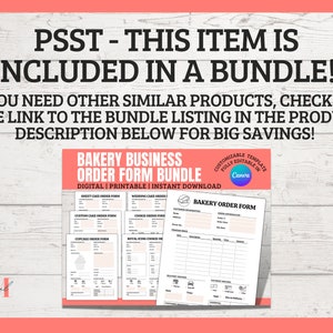 Cookie Sales Order Form, Homemade and Bakery Order Forms, Editable ...