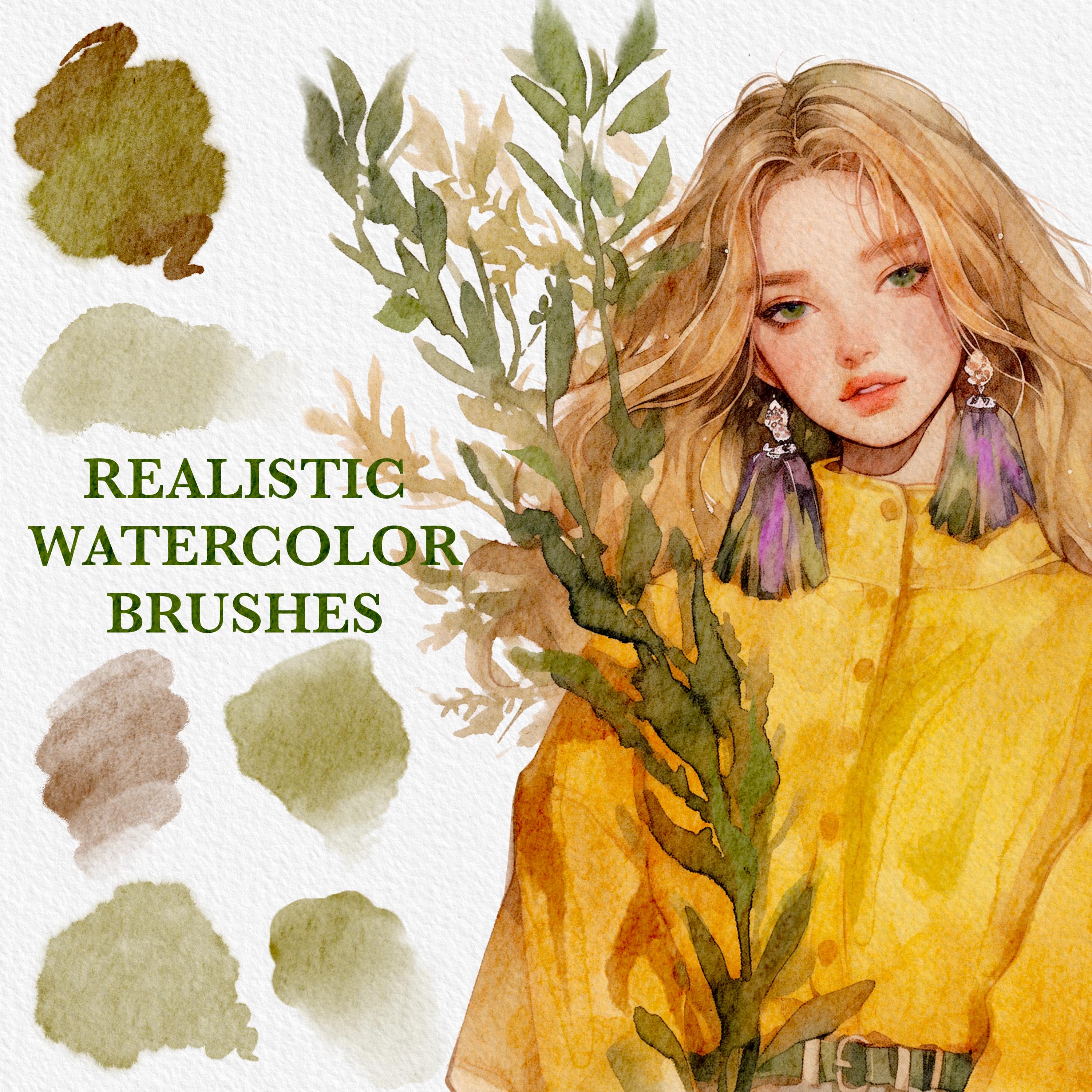 Realistic Watercolor Brushes for Procreate 270 Mega Set - Etsy