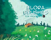 75 Procreate Plant Brushes: Foliage & Illustration Stamps (Digital Download)