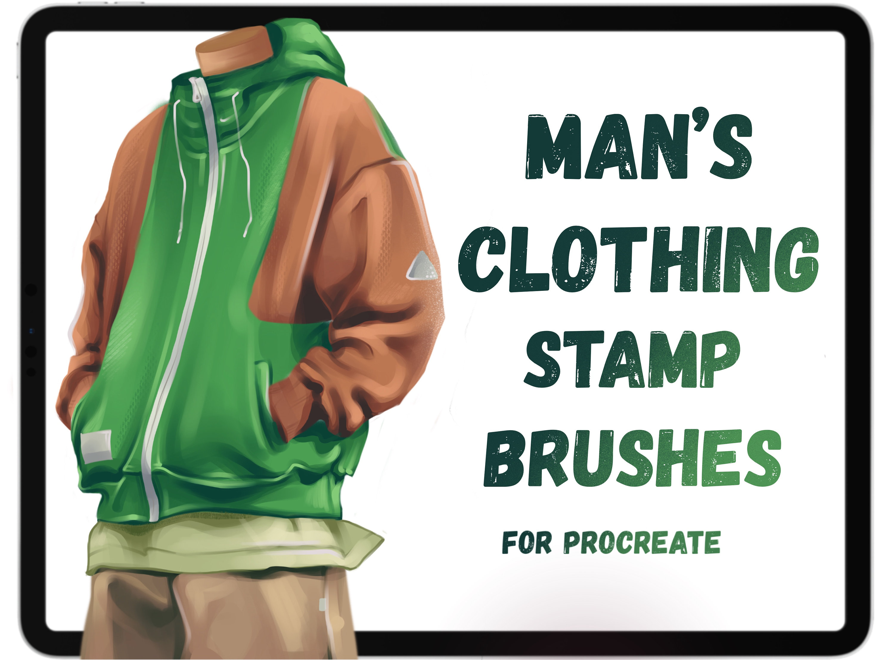 30 Men's clothing stamp brushes for (1895858)