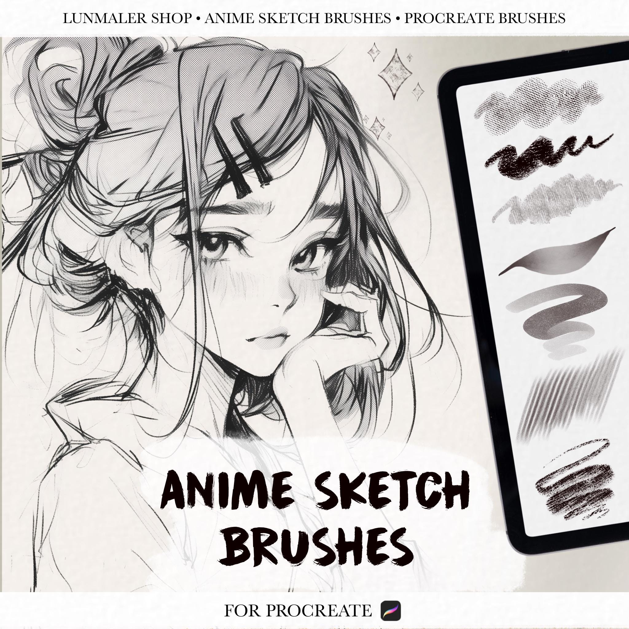 Pencil art anime - Etsy Schweiz, image size:2048x2048