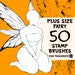 see more listings in the Procreate stamps section