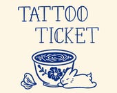 Tattoo Ticket // Tattoo Permission // DIGITAL DOWNLOAD