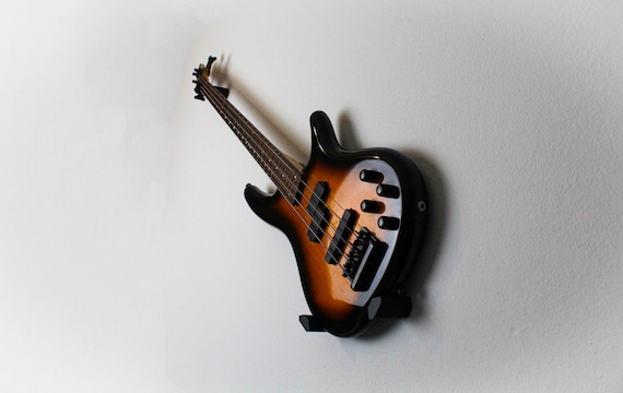 Slanted Electric Guitar Bass Wall Mount Hook Bracket Screws
