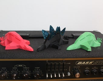 Stegosaurus • Plectrum Pick Holder • For Electric Acoustic • Guitar Bass