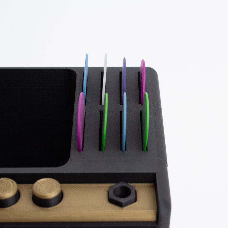 Customizable Amp Pen Plectrum Holder Desk Organizer Musician Gift For Guitar Players Bild 4