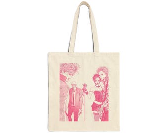 NANA PINK Tote Bag | Glossy Type Canvas Tote