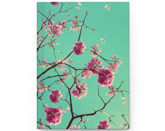 ARIZONA TEA Journal, hardcover mat notitieboek | Monochroom lelieblad