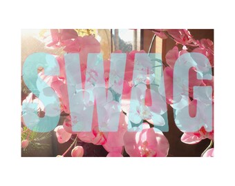 SWAG FLOWER POSTER