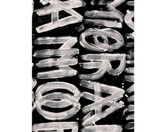 SILVER GRAPHIC POSTER