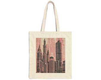 CITY DREAMS Tote Bag | Glossy Type Canvas Tote