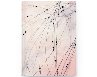THE CELESTE JOURNAL, Hardcover Matte Notizbuch | Einfarbige Lilienhülle
