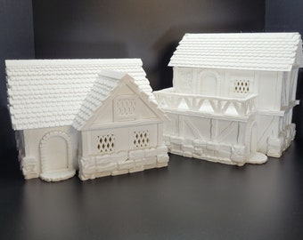 Fantasy Commoner House | D&D Miniature Building | Tabletop Set Piece | 3D Printed TTRPG Building