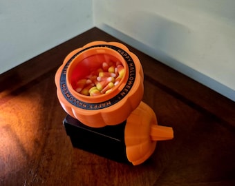 Halloween Pumpkin Twist Lock Box