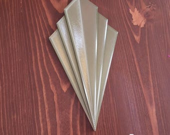 Art Deco Accessory | Wall Decor | Plastic Applique | 3D Printed Decoration | ADQ2