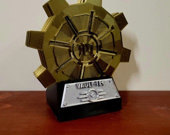 Vault Coasters with Stand | Gear Drink coasters | 3D Printed Coaster