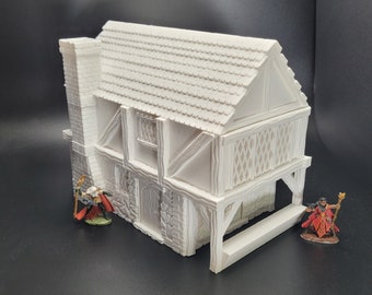 Fantasy Bakery | D&D Miniature Building | Tabletop Set Piece | 3D Printed TTRPG Building