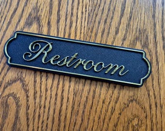 Customizable French Style 3D-printed Sign