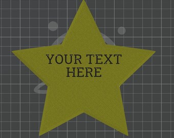 Personalized Hollywood Star Door Hanger