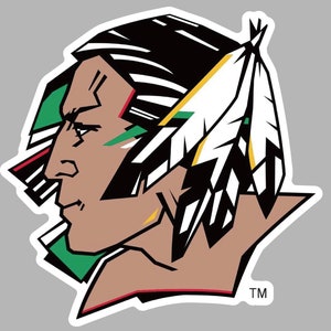 Fighting Sioux 5” Decal (2 pack)