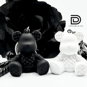 Teddy Bear Keychain | Statement Coin | Purse Charm | Bag Charm |