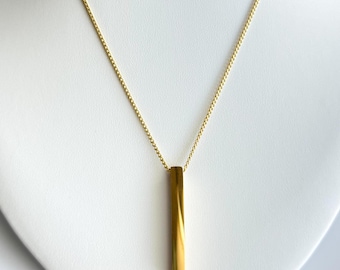 18K Gold Filled Cuban Link Chain Necklace: Hypoallergenic Curb Chain