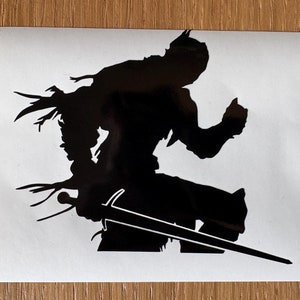 Dark Souls - DS3, Ashen One Protagonist, Vinyl Decal