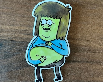 Muscle Man -  Regular Show Vinyl Sticker