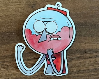 Benson -  Regular Show Vinyl Sticker