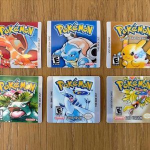 Game Boy Cartridge Sticker Labels - Retro Video Game Bundle Pack 1