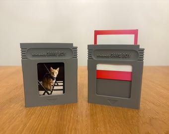 Game Boy Cartridge Photo Frame for Instax Mini/Square Film - Retro Game Replica Design